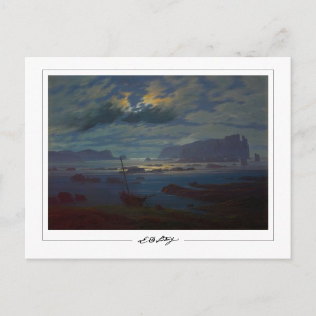 Cartão Postal Caspar David Friedrich #17 - Cartão-postal de arte (Frente)