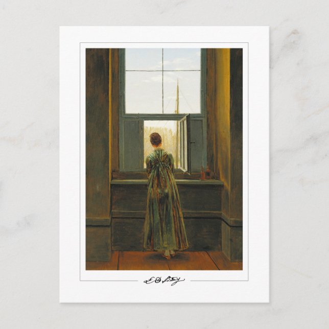 Cartão Postal Caspar David Friedrich #1 - Cartão-postal de arte (Frente)