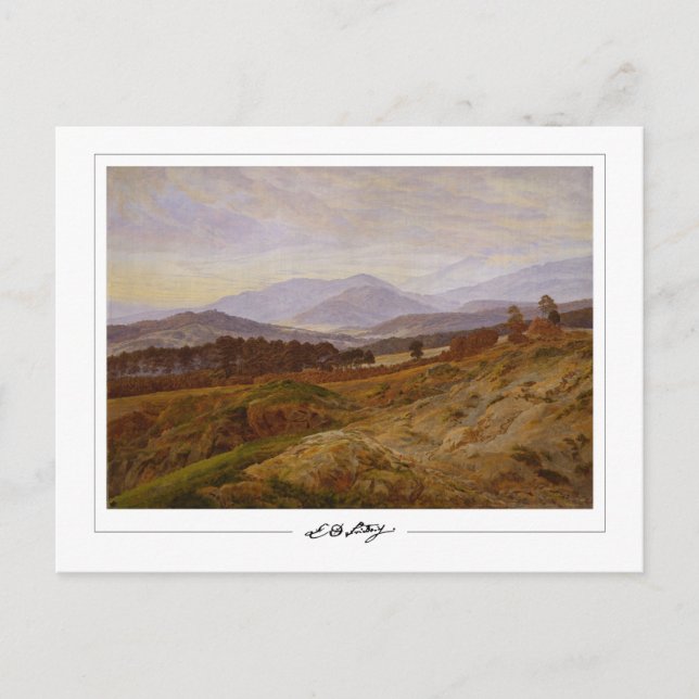 Cartão Postal Caspar David Friedrich #21 - Cartão-postal de arte (Frente)