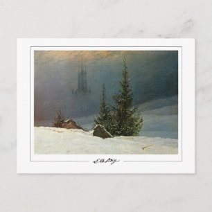 Cartão Postal Caspar David Friedrich #23 - Cartão-postal de arte