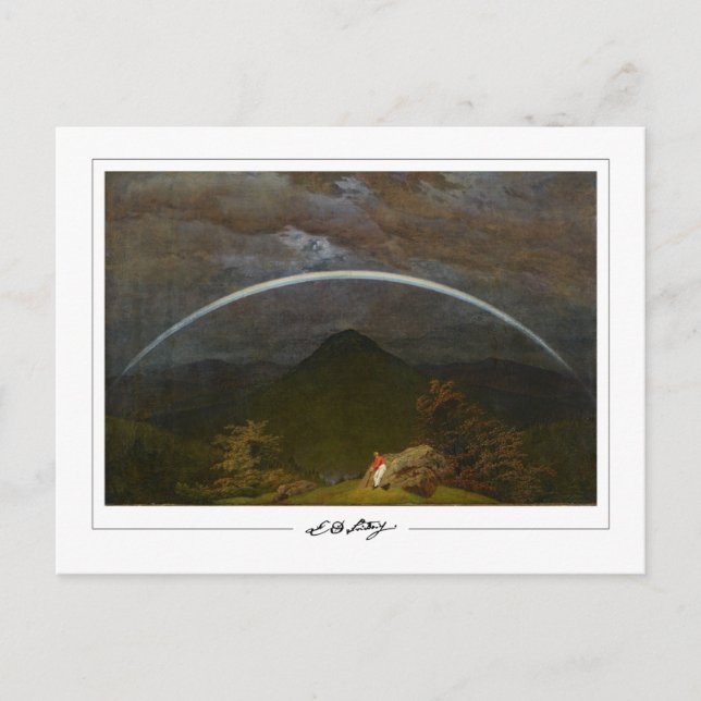 Cartão Postal Caspar David Friedrich #46 - Cartão-postal de arte (Frente)