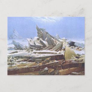 Cartão Postal Caspar David Friedrich - Mar Polar
