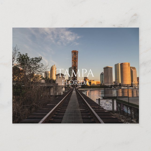 Cartão Postal Cass Street Drawbridge (Frente)