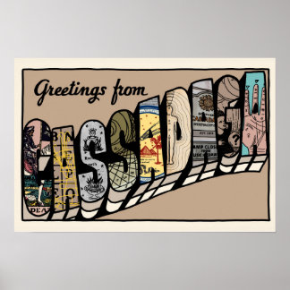 Cartão postal Cassadaga Poster