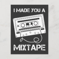 Cassette Music Retro 80s Eu fiz uma fita mista