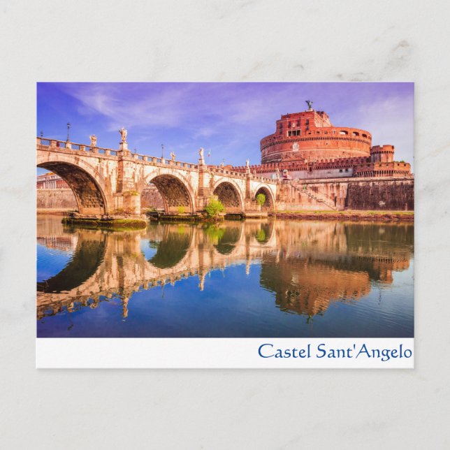 Cartão Postal Castel Sant'Angelo, Roma (Frente)