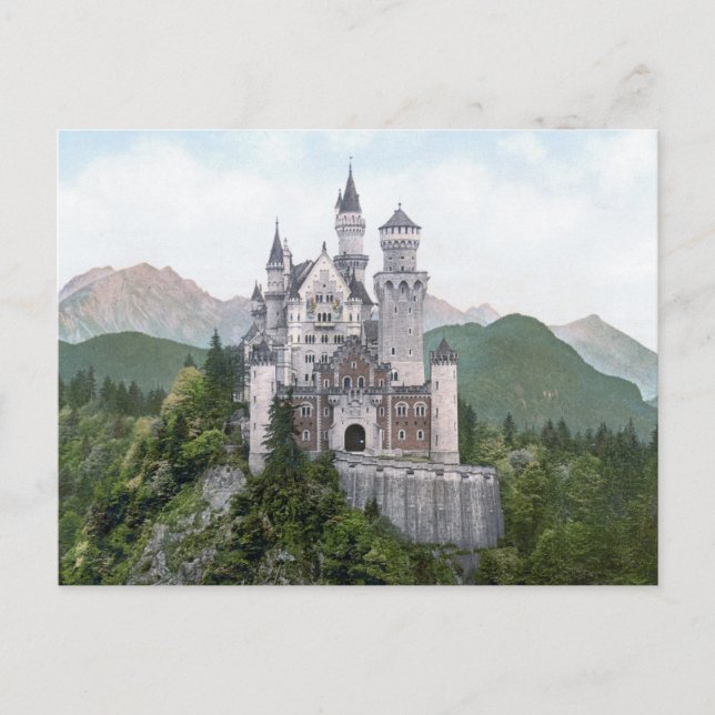 Cartão Postal Castelo alemão Fairytale (Frente)