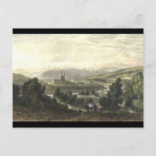 Cartão Postal Castelo Balmoral de W. Leitch