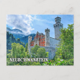 Cartão Postal Castelo Breathtake Neuschwanstein, Alemanha