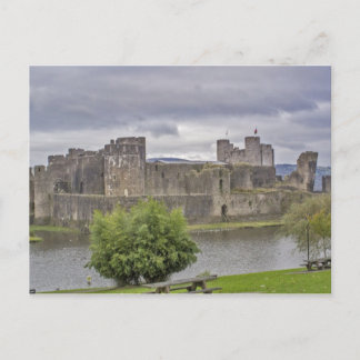 Cartão Postal Castelo Caerphilly