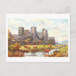 Cartão Postal Castelo Conwy Antigo