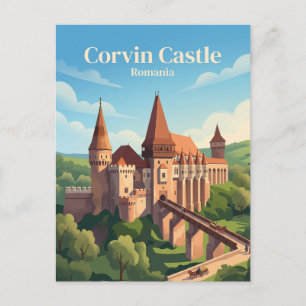 Cartão Postal Castelo Corvin Romênia