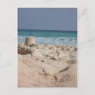 Cartão Postal castelo de areia