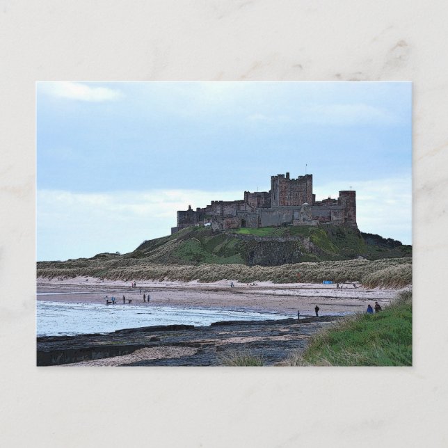 Cartão Postal Castelo de Bamburgh (Frente)