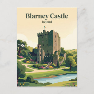 Cartão Postal Castelo de Blarney Irlanda
