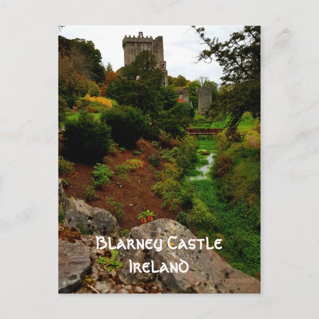 Cartão Postal Castelo de Blarney, Irlanda (Frente)