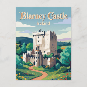 Cartão Postal Castelo de Blarney Irlanda