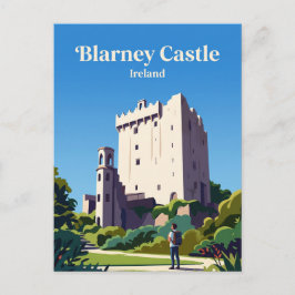 Cartão Postal Castelo de Blarney Irlanda