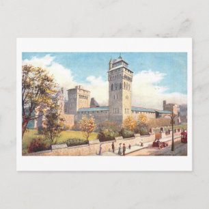 Cartão Postal Castelo de Cardiff Antigo