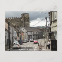 castelo de Carlow visto da Castle Street, Carlow
