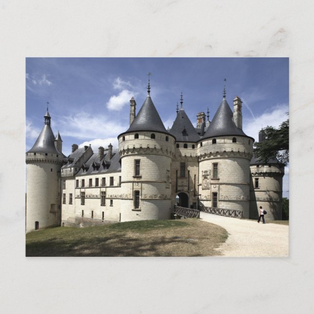 Cartão Postal Castelo de Chaumont-Sur-Loire. (Frente)