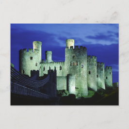 Cartão Postal Castelo de Conwy, Gwynedd, País de Gales