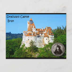 Cartão Postal Castelo de Drácula, Bran, Transylvânia