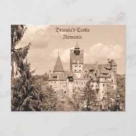 Cartão Postal Castelo de Drácula na Transilvânia, Romênia