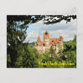 Cartão Postal Castelo de Drácula na Transilvânia, Romênia
