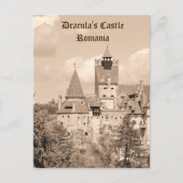 Cartão Postal Castelo de Drácula na Transilvânia, Romênia