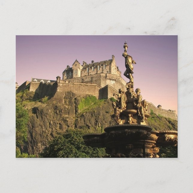 Cartão Postal Castelo de Edimburgo (Frente)