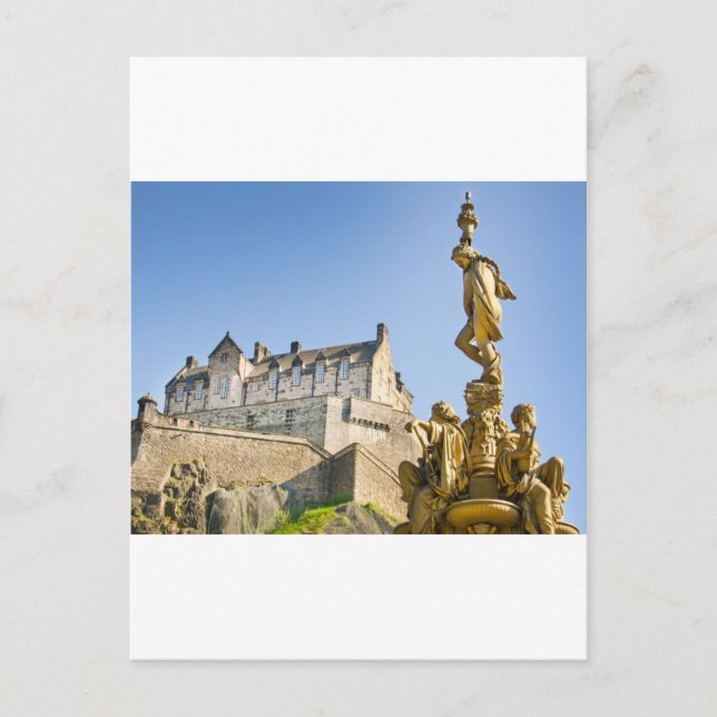 Cartão Postal Castelo de Edimburgo (Frente)