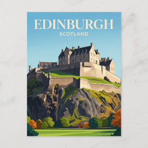 Cartão Postal Castelo de Edimburgo Escócia