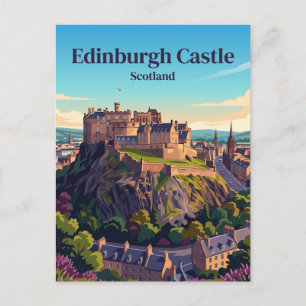 Cartão Postal Castelo de Edimburgo Escócia