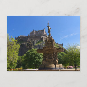 Cartão Postal Castelo de Edinburgh Postcard