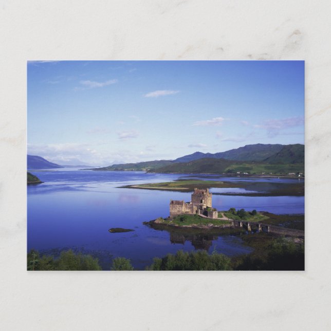 Cartão Postal Castelo de Eilean Donan, Dornie, Highlands, (Frente)