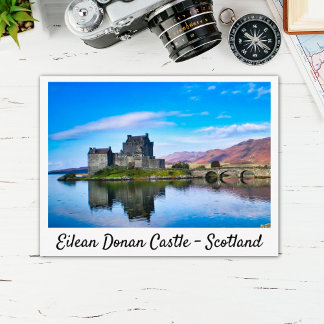 Cartão Postal Castelo de Eilean Donan - Escócia