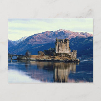 Cartão Postal Castelo de Eileen Donan, Loch Duich, Escócia