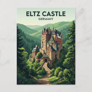 Cartão Postal Castelo de Eltz Alemanha