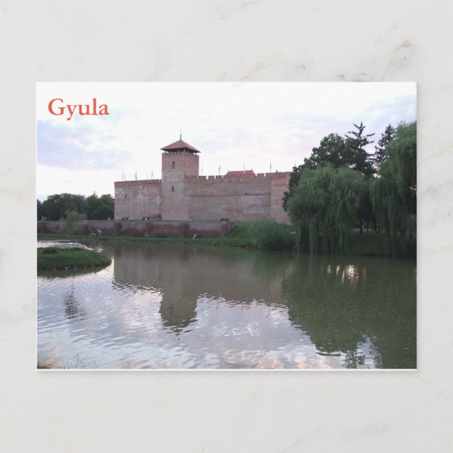 Cartão Postal Castelo de Gyula - Hungria (Frente)