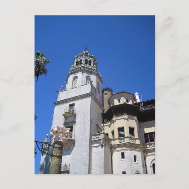 Cartão Postal Castelo de Hearst, San Simeon, Califórnia (Frente)