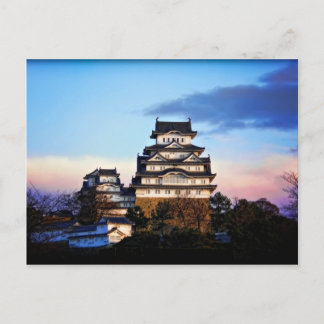 Cartão Postal Castelo de Himeji ao Nascer do Sol