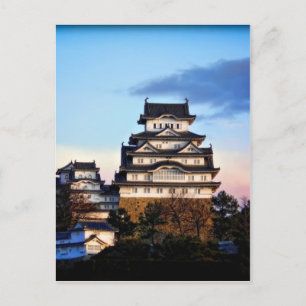 Cartão Postal Castelo de Himeji em Sunrise