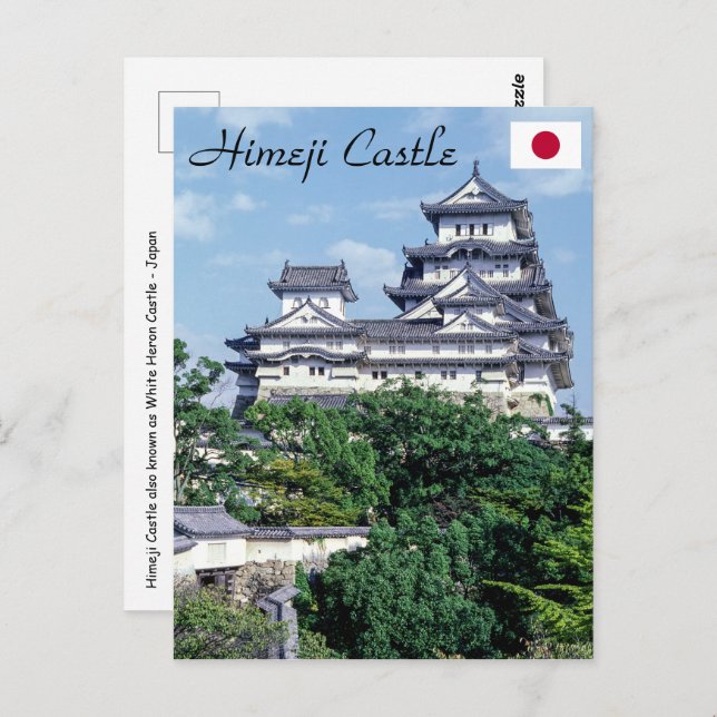 Cartão Postal Castelo de Himeji - Japão (Frente/Verso)