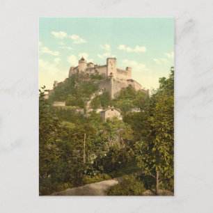 Cartão Postal Castelo de Hohensalzburg II, Salzburg, Áustria