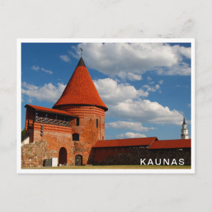 Cartão Postal Castelo de Kaunas
