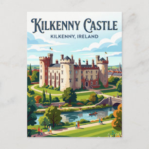 Cartão Postal Castelo de Kilkenny Irlanda