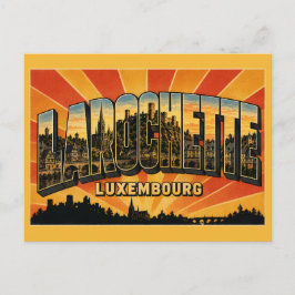 Cartão Postal Castelo de Larochette Luxemburgo