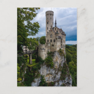 Cartão Postal Castelo de Lichtenstein - Baden-Württemberg - Ale