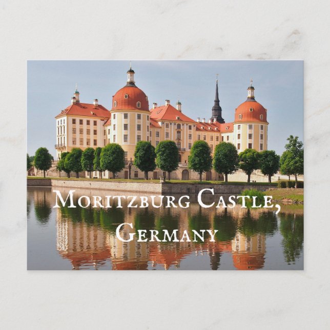 Cartão Postal Castelo de Moritzburg, Alemanha (Frente)
